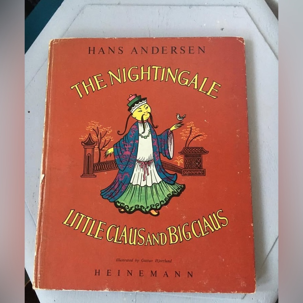 Vintage Hans-Anderson “The Nightingale and Little Claus and BigClaus “ book